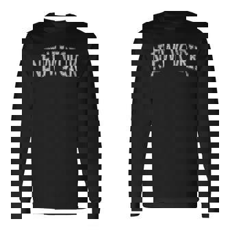 New York City Maglia Sportiva Con Scrittaarsity Style Maglietta a maniche lunghe - Novitaregali