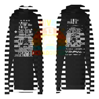 Nivel 13 Desbloqueado Gamer 13 Años Niño Nivel 13 Unlocked Camiseta de manga larga - Regaloses