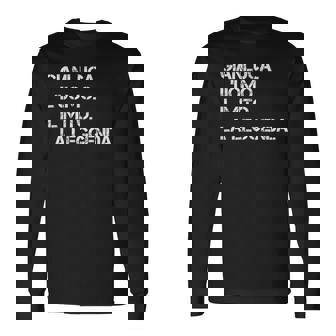 Nome Gianluca L'uomo Il Mito La Leggenda Maglietta a maniche lunghe - Novitaregali