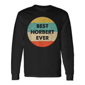 Norbert First Name Langarmshirts - Geschenkecke