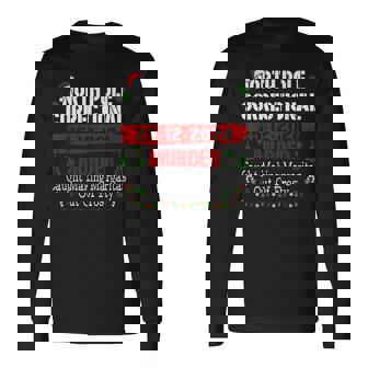 North Pole Correctional Murder Caught Making Margaritas Xmas Long Sleeve T-Shirt - Thegiftio