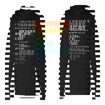 Noviembre 2015 8º Cumpleaños Niños Niñas 8 Años Aniversario Camiseta de manga larga - Regaloses