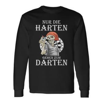 Nur Die Harten Gehen Zum Darten Gehen Zum Darten Langarmshirts - Geschenkecke