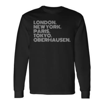 Oberhausen City Metropolis Home Region Langarmshirts - Seseable