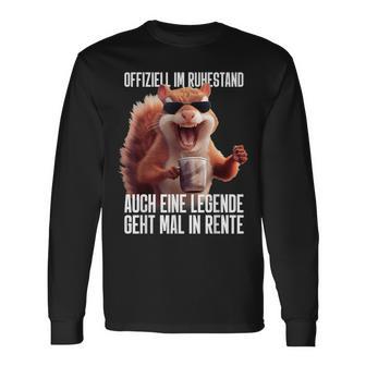 Offiziell Im Retirestand Auch Eine Legende Geht Mal In Retire Langarmshirts - Geschenkecke