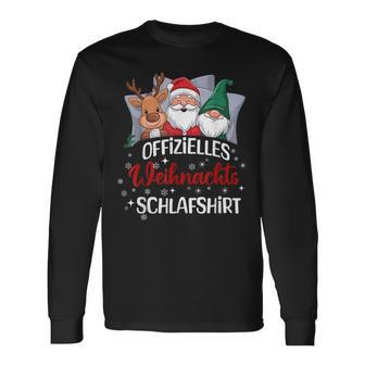 Offizielles Weihnachts Schlaf Lustig Familie Pyjama Langarmshirts - Geschenkecke