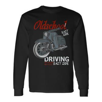 Oldschool Schwalbe Tuning Kr51 Simson Ddr Moped Langarmshirts - Geschenkecke