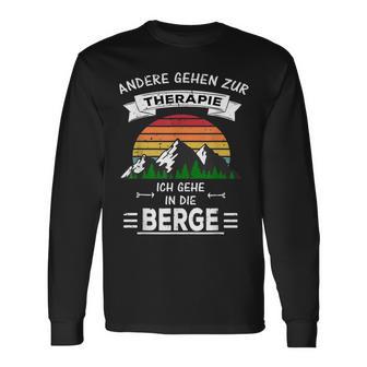 Others Go To Therapie Ich Gehe In Die Berge Langarmshirts - Seseable