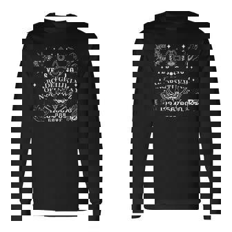 Ouija Board Spirit Board Occult Gothic Halloween Pagan Satan Long Sleeve T-Shirt - Monsterry