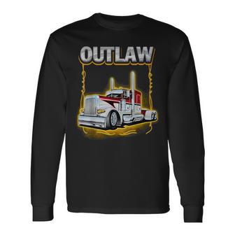 Outlaw Peterbilt Truck S Langarmshirts - Geschenkecke