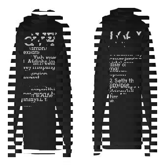 Oyey Diccionario Definición Camiseta de manga larga - Regaloses