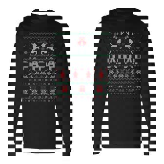 Pap Pap Ugly Xmas Holiday Party Ugly Sweater Christmas Long Sleeve T-Shirt | Mazezy