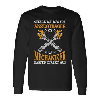 Patience Is Was Für Anzugträger Mechaniker Rasten Aus Langarmshirts - Geschenkecke