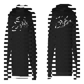 Personalizada Con El Nombre Nombre Sofia Camiseta de manga larga - Regaloses