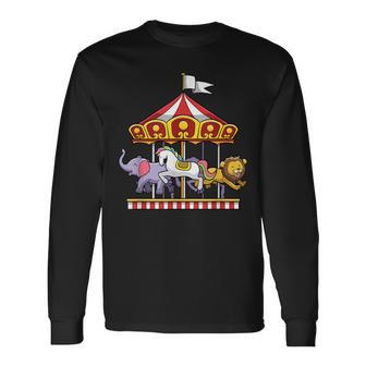 Pferdekarussell Nette Karnevalsfahrt Tiere Zirkus Langarmshirts - Geschenkecke