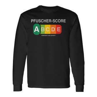 Pfuscher Score Langarmshirts - Geschenkecke