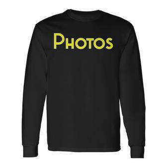 Photos School College Corporate Concert Event Clothing Long Sleeve T-Shirt - Monsterry AU