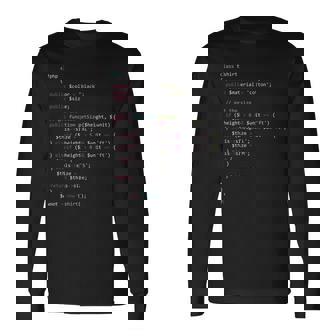 Php Code Programmers Negra Geek Camiseta de manga larga - Regaloses