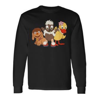 Pittiplatsch Schnatterinchen Und Moppi Drei Freunde Langarmshirts - Geschenkecke