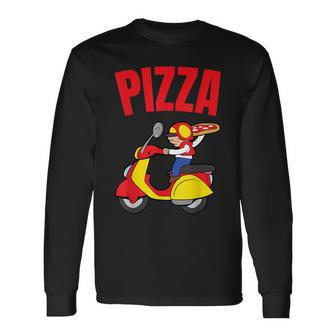 Pizza Driver Pizza Service Supplier Pizza Service Langarmshirts - Geschenkecke