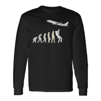 Planespotter Evolution Pilots Planespotter Langarmshirts - Geschenkecke