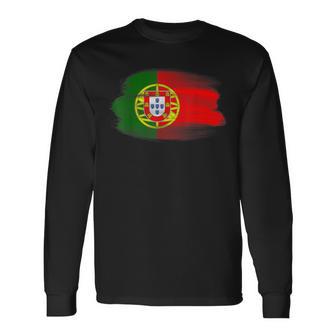 Portugal Flag Portugal Fan Item Jersey Em 2024 Langarmshirts - Geschenkecke