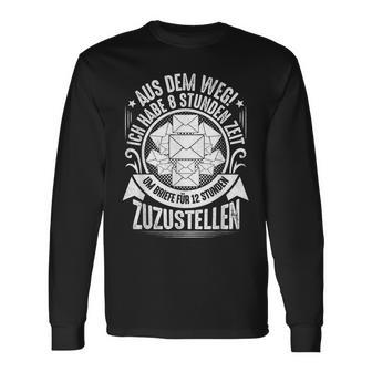 Postman Ich Habe 8 Stunden Zusteller Postman S Langarmshirts - Geschenkecke