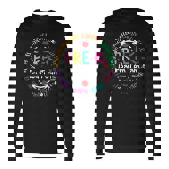 Pre-K Dream Team Back To School Care Love Teachers Students Long Sleeve T-Shirt - Thegiftio UK