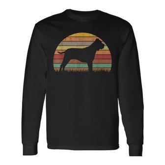 Presa Canario Retrointage Dogo Canario Camiseta de manga larga - Regaloses