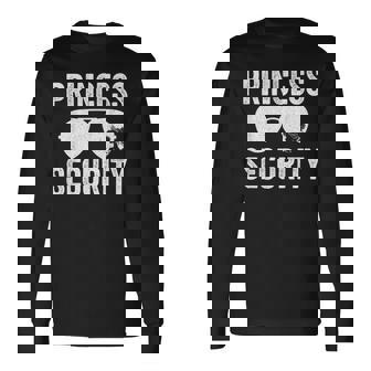 Princess Security Halloween Costume Dad Boy Long Sleeve T-Shirt | Mazezy