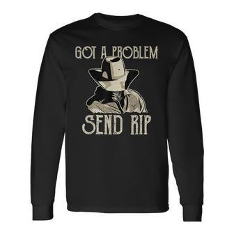 Got Problem Send Ripintage Retro Langarmshirts - Geschenkecke