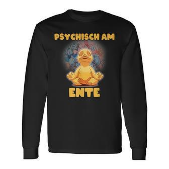 Psychisch Am Ende Psychisch Am Ente Meme Langarmshirts - Geschenkecke