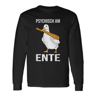 Psychisch Am Ente Langarmshirts - Geschenkecke