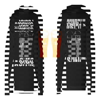 Química Químicos Cerveza Nerd Divertidos Profesor Camiseta de manga larga - Regaloses