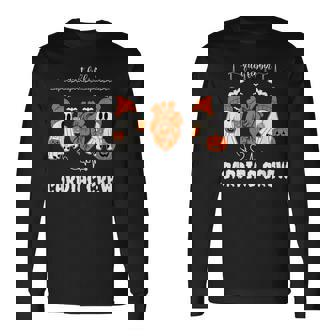 Quit Fibbin' Cardiac Crew Halloween Heart Ghosts Long Sleeve T-Shirt | Mazezy