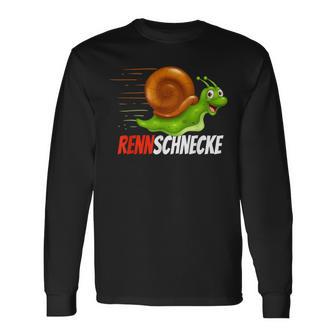 Racing Snail Jogging Runner Langarmshirts - Geschenkecke