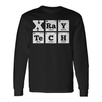 Radiologist Xray Tech Periodensystem Labor Geschenk Langarmshirts - Geschenkecke