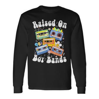 Raised On 90S Boy Bands Cassette Tape Retro Langarmshirts - Geschenkecke