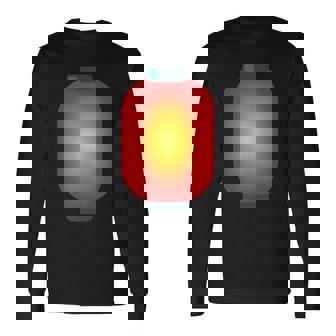 Red Paper Lantern Izakaya Lantern Japanese Lantern Tank Top Long Sleeve T-Shirt - Monsterry