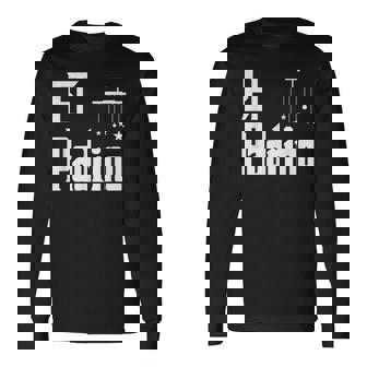 Regalo Para Padrinos De Bautizo Graciosa Camiseta de manga larga - Regaloses
