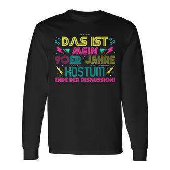 Retro 90S 80Sibe Retro Das Ist Mein 90S Costume Langarmshirts - Geschenkecke