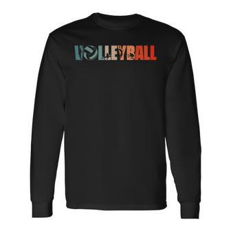 Retro Beacholleyballintageolleyball S Langarmshirts - Geschenkecke