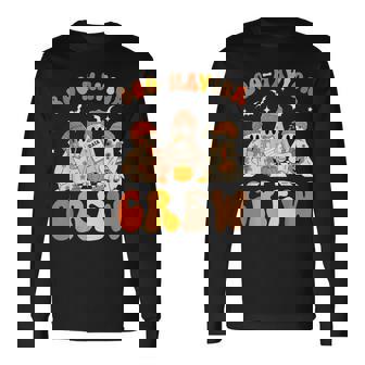 Retro Boo-Havior Crew Behavior Analyst Halloween Aba Rbt Long Sleeve T-Shirt - Monsterry