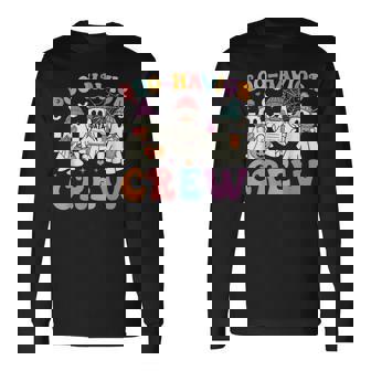 Retro Boo-Havior Crew Behavior Analyst Halloween Aba Rbt Long Sleeve T-Shirt - Monsterry