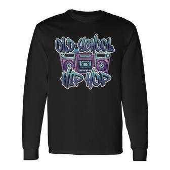 Retro Old School Hip Hop Graffiti Cassette 80S 90S Langarmshirts - Geschenkecke