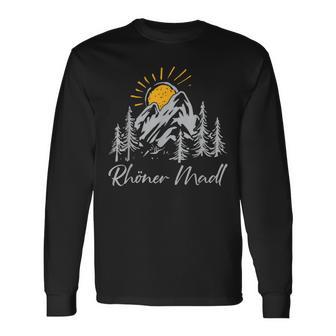 Rhöner Madl Region Mountains Langarmshirts - Geschenkecke