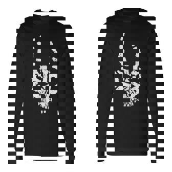 Rocker Rockhand T Heavy Metal Handyhülle Metal Camiseta de manga larga - Regaloses