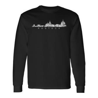 Rostocker Skylineintage Rostock Langarmshirts - Geschenkecke