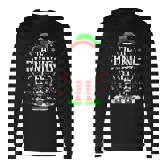 The Running Elf Xmas Running Runner Christmas Running Long Sleeve T-Shirt | Seseable UK