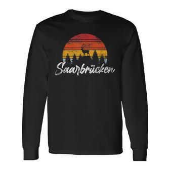 Saarbrücken Deerintage Heimat Souvenir Saarbrücken Langarmshirts - Geschenkecke